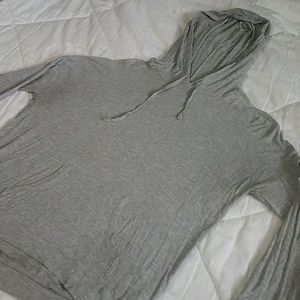 Gray lightweight Hoodie